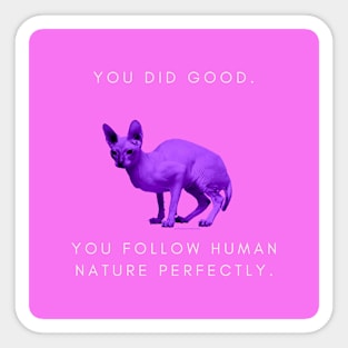 Human Nature Sticker